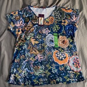 Colorful Sequin Short Sleeve